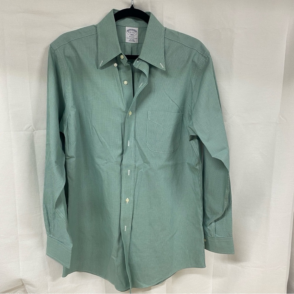 Brooks Brothers Casual Green Button Down Shirt